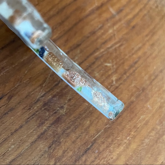 Fused Glass Cross Jewelry Set -Necklace & Earrings - Picture 10 of 12